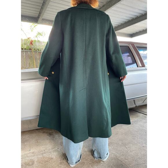 🔥Vintage Forecaster Of Boston USA Pure Wool Double Breasted Minimalist Overcoat - Picture 5 of 16